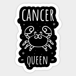 cancer queen Sticker